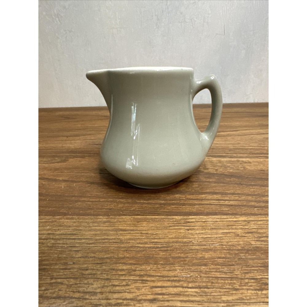 SHENANGO CHINA Inca Ware Creamer Syrup Pitcher Restaurant Ware Beige Vintage - Picture 3 of 8